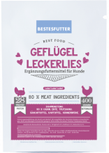 hundefutter-bestesfutter-geflügel-leckerlies-400g hundefutter-bestesfutter-geflügel-leckerlies-400g